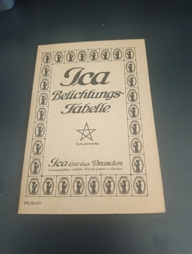 Ica belichtungstabelle - ica,