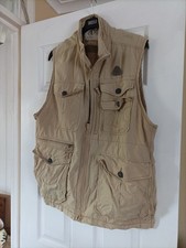 Aigle Country Schießweste Weste Herren Gr. XXL Beige
