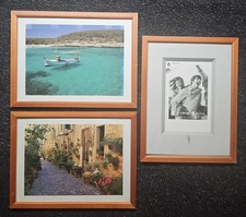 Drei Bilderrahmen aus Holz