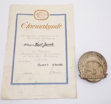 Plakette Urkunde 100000 km