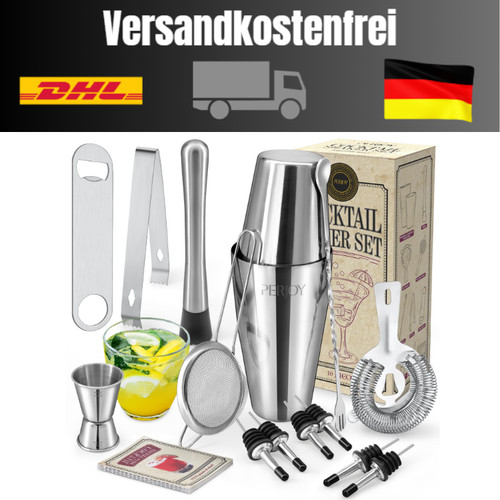 Cocktailshaker set teile - 16,