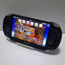 Sony PS Vita OLED Konsole schwarz - getestet, Tasten und Spiel laden OK