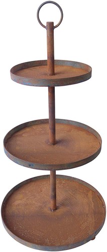 Etagere aus edelrost - edelrost, rostige