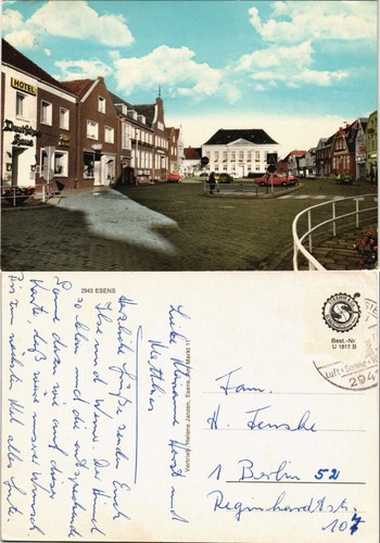 Ansichtskarte esens straßen - esens,
