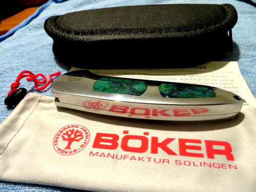 Böker damast messer - damast,