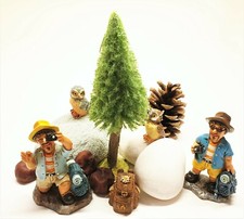 Deko Figur Tourist Rucksack