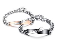 2x EDELSTAHL PARTNER ARMBAND