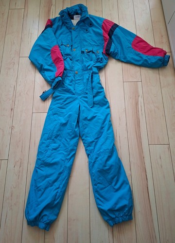 Vintage ski anzug - blau, herren