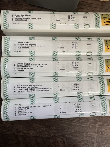 Vhs videokassetten bespielt - videokassetten,