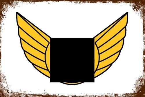 Retro blechschild luftwaffe - blechschild,