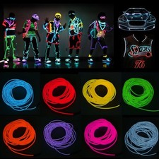 LED EL Leuchtdraht Wire Kabel