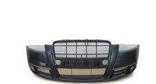 AUDI A6 (4FH, C6) Stoßstange vorne Frontschürze grau 4F0807437C