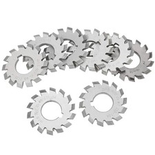 8 Stück HSS Zahnradfräser