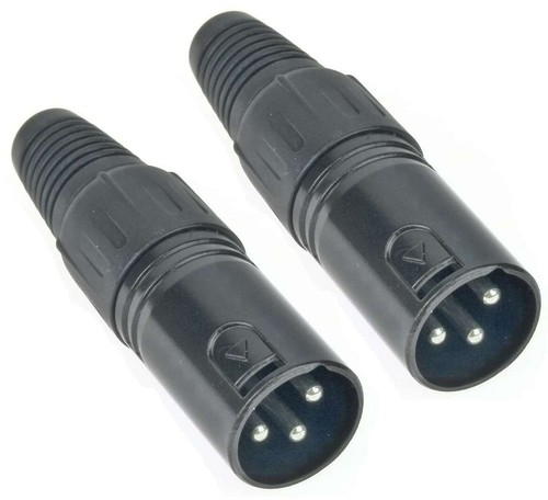 Pol xlr stecker schwarz - 2,