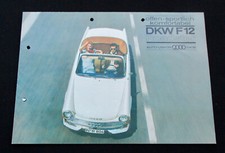 Prospekt brochure dkw f12 - prospekt,