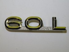 Original alter AUDI 60 L - METALL Schriftzug Typenzeichen Emblem 60L