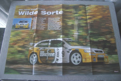 Poster opel astra rallye - astra, g