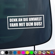 Fahr Mit Dem Bus Aufkleber
