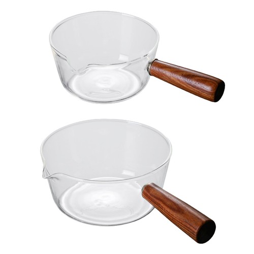 Milchpfanne aus glas - milchpfanne,