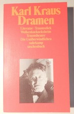 Karl kraus dramen suhrkamp - kraus,