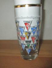 Altes Glas Bierglas  Fußball