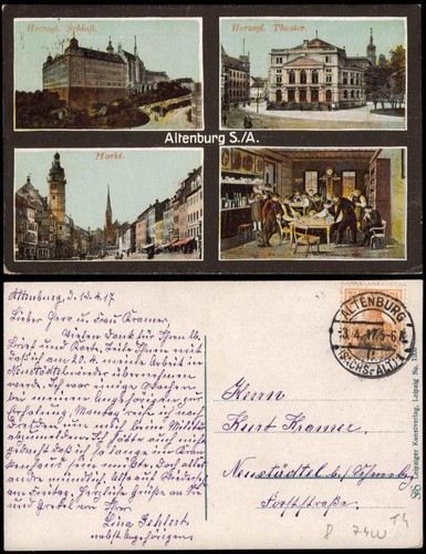 Ansichtskarte altenburg - ansichtskarte,