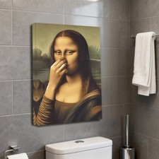 Mona Lisa Kneifnase Badezimmer