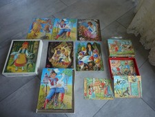 2 alte DDR Holzwürfel Puzzle