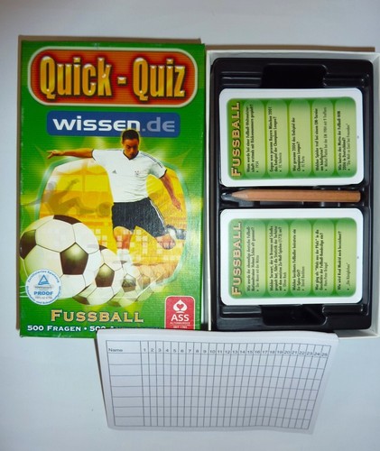 Fussball quick quiz wissen - quick-quiz, wissen.de