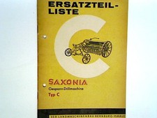 Ersatzteilliste Saxonia