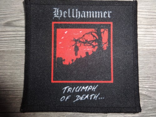 Hellhammer patch black thrash - black,