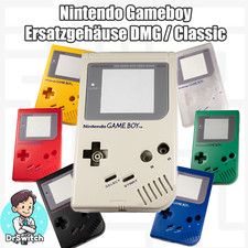 Nintendo Gameboy Classic DMG Gehäuse inkl Scheibe, Schrauben, Tasten, Gummi Pads