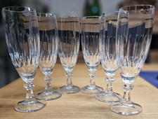 6 Bleikristall-Gläser /