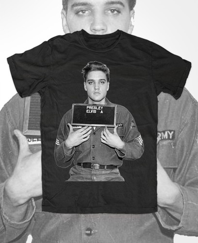 Elvis presley mugshot shirt - presley, t-shirt