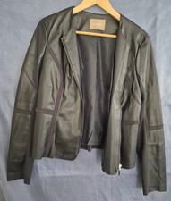 Orsay; Kunstlederjacke; schwarz; kurz; Größe 40