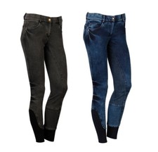 Jeans Reithose Baumwolle Denim