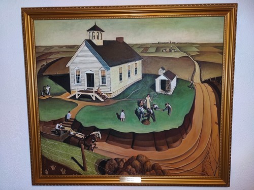 Grant wood tag - -, des