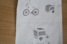 Anhänger Fahrrad Hunde Buggy 2 in 1