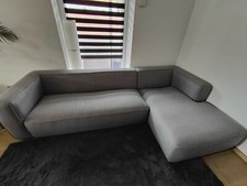 Ecksofa Stoff grau VB  (Home24) 