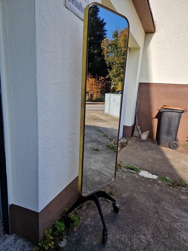 Spiegel mit messing rahmen und - mit,