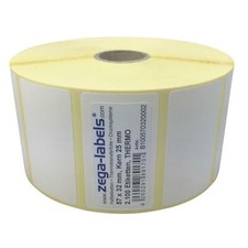 Thermo Etiketten Rolle - 57 x
