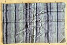 ☆100%Baumwolle*Flanell-GESUNDHEITS-KISSENBEZUG*ca.36x56cm*Streifen*Grau/Grün*1x☆