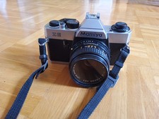 Mamiya ZE Spiegelreflexkamera mit 50mm Objektiv Analoge Kamera Vintage SLR Retro
