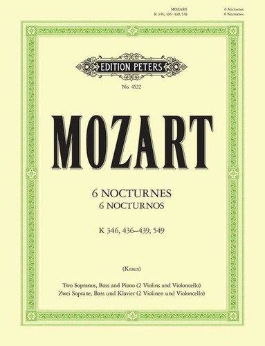 Notturni piano - (kanzonetten),