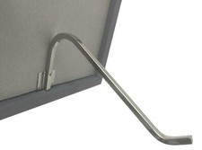 Foto Bilderrahmen-Ständer Nickel für Tisch Schreibtisch- Groß