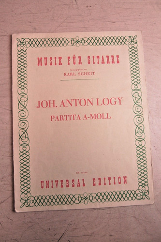 Alte noten gitarre joh - alte,