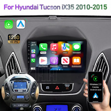 64G Carplay Autoradio Android 13 Für Hyundai ix35 Tucson 2009-2015 GPS Navi WiFi