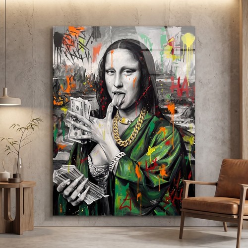 Mona lisa motivation abstrakt - lisa,