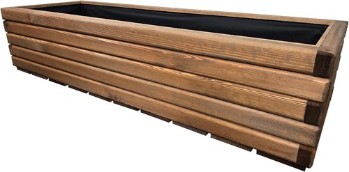 Pflanzkübel holz rechteckig - pflanzkübel,