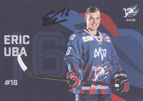 Autogrammkarte eric uba - autogrammkarte,